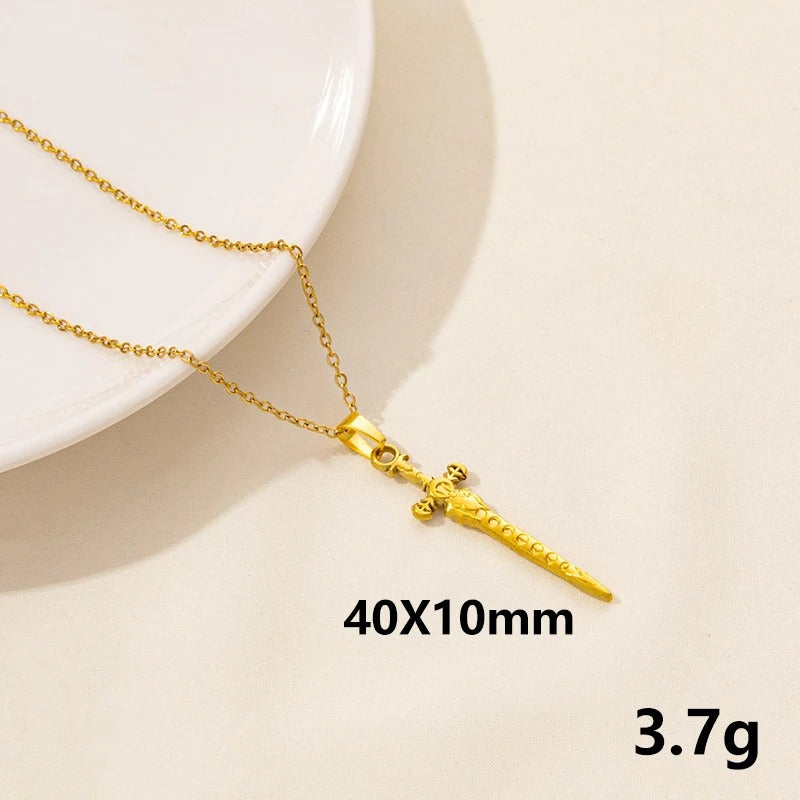 Minimalistic Necklace 14k Plated Gift For Him