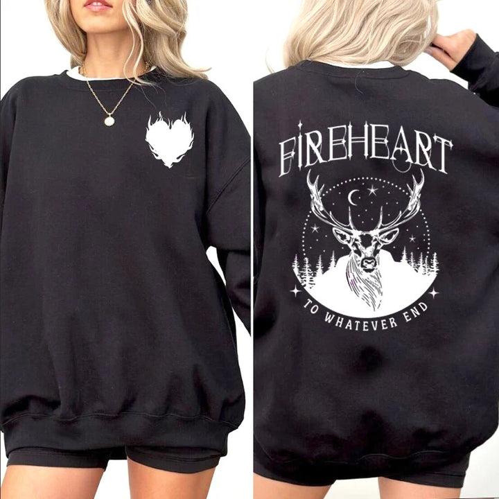 Fire Heart Sweatshirt | Throne of Glass Merch