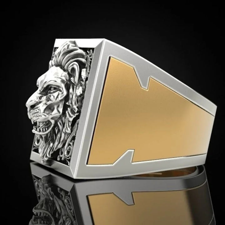 Alpha Lion Ring | Geometrical Elegance (Secret Storage)