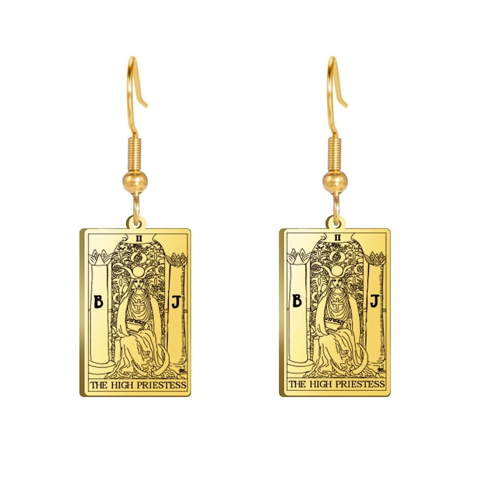 Tarot Card Earrings