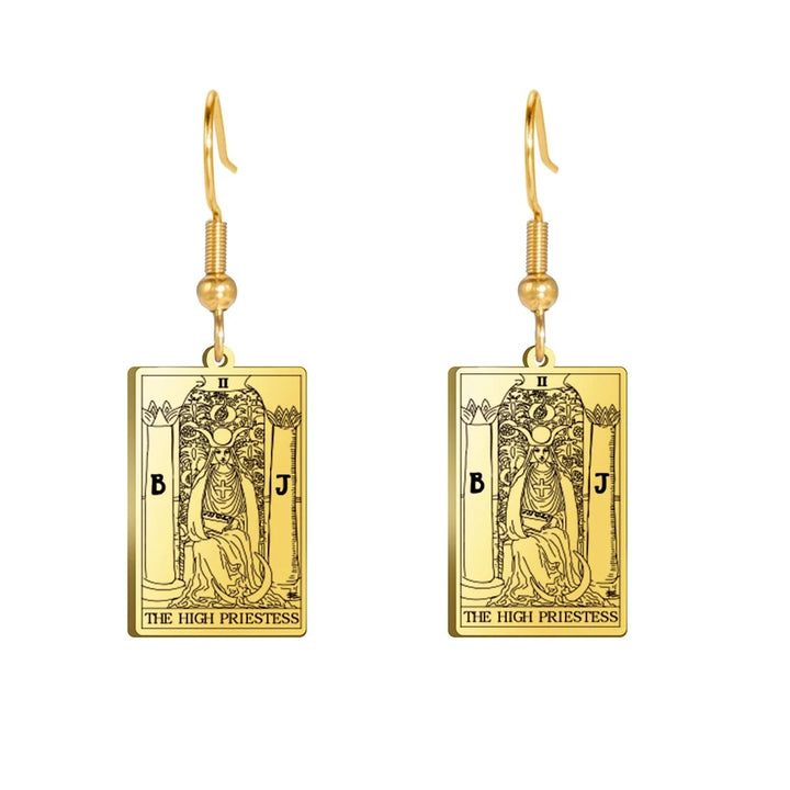 Tarot Card Earrings