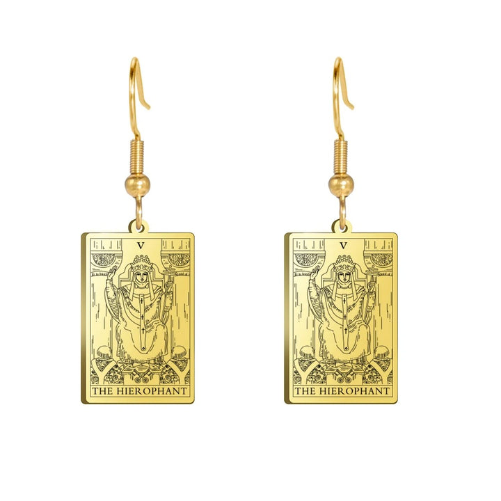 Tarot Card Earrings