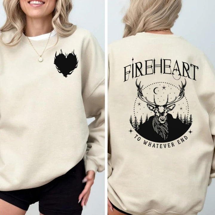 Fire Heart Sweatshirt | Throne of Glass Merch