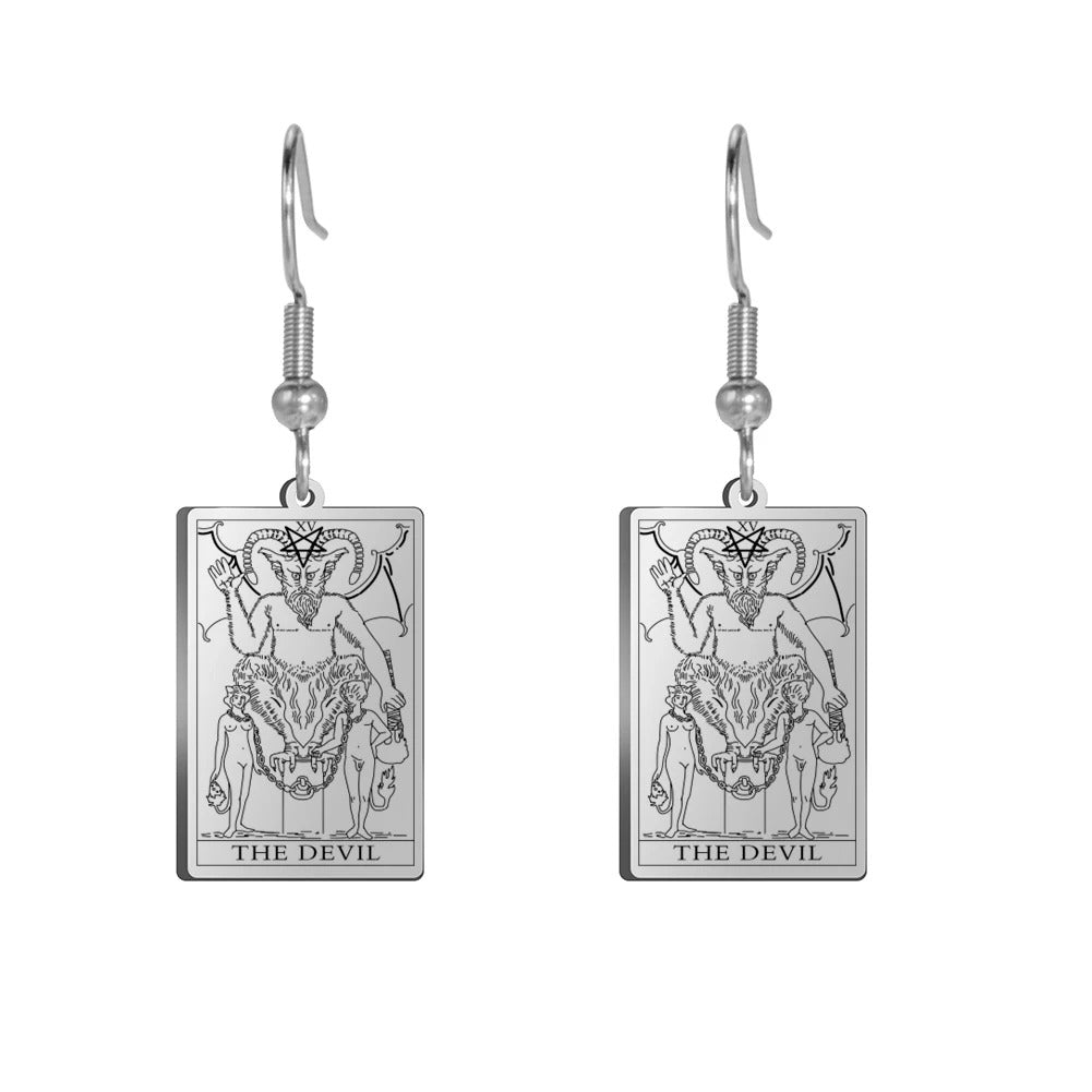 Tarot Card Earrings