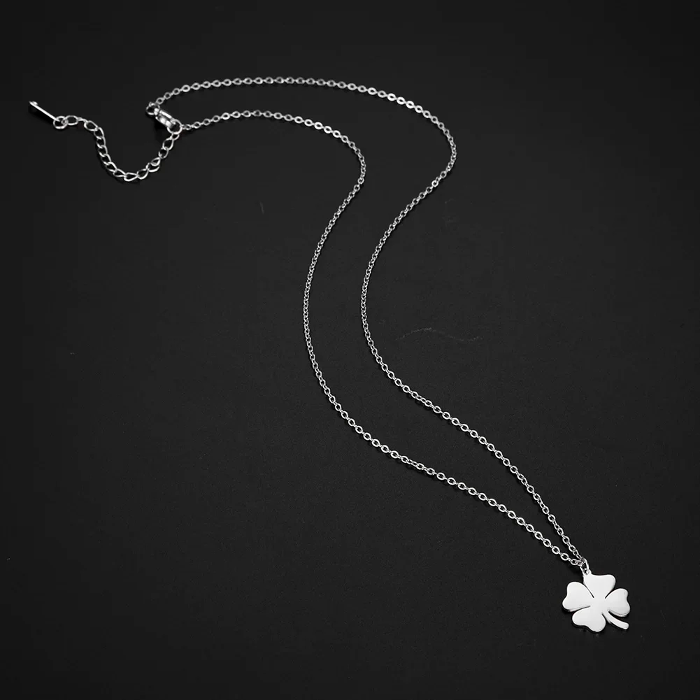 Ketting met Klavervierhanger | 925 Sterling Zilver