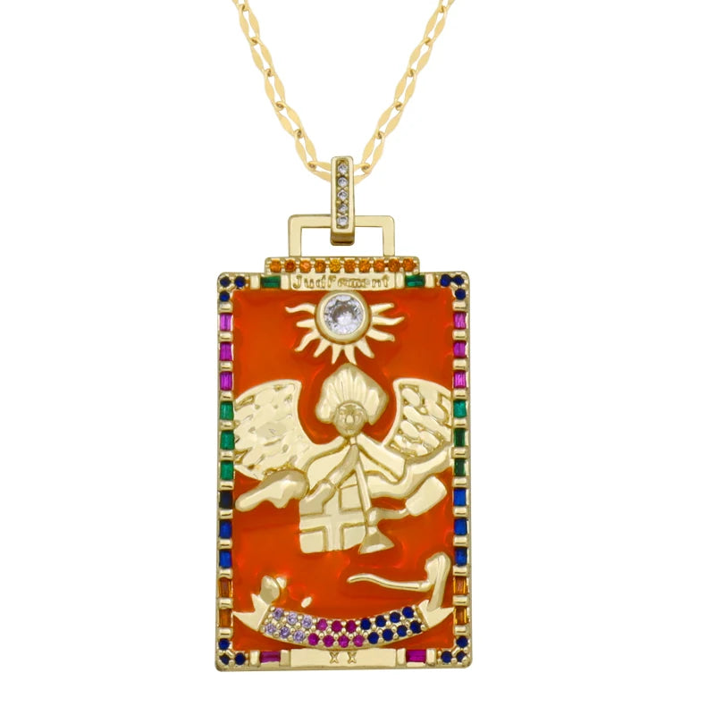 Tarot Card Necklace