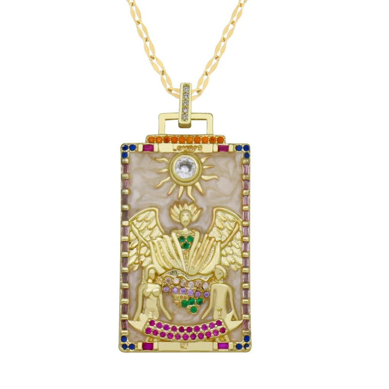 Tarot Card Necklace