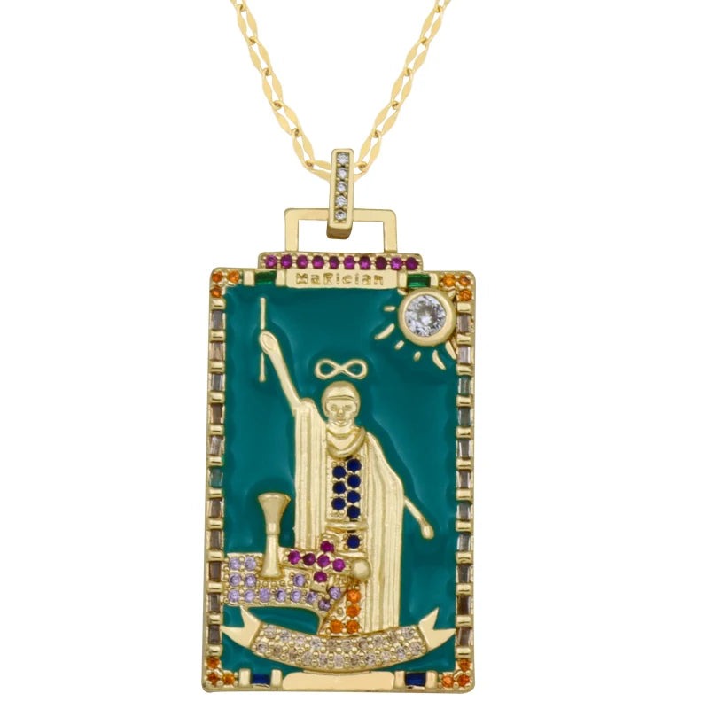 Tarot Card Necklace