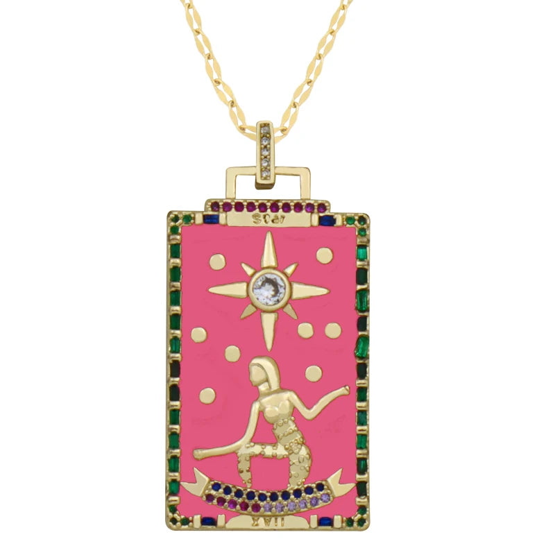 Tarot Card Necklace