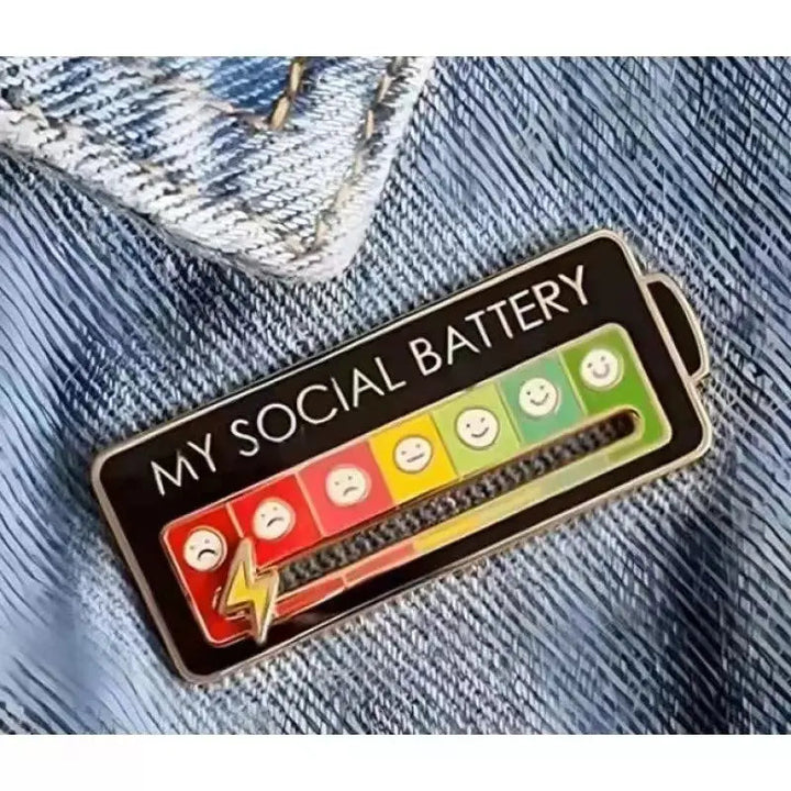 My Social Battery Interactieve Pin