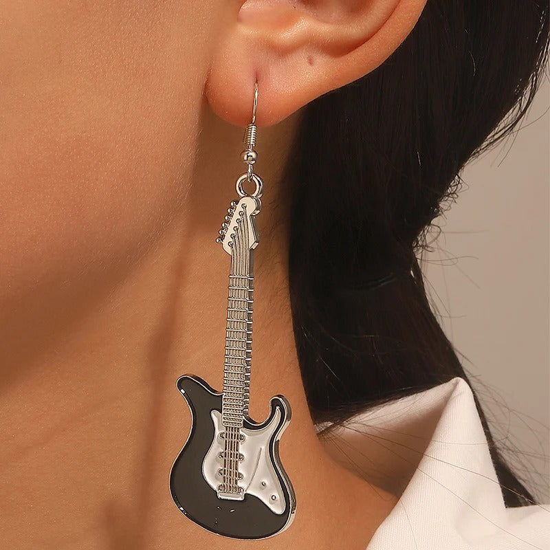 80's Rock Star | Guitar Earrings