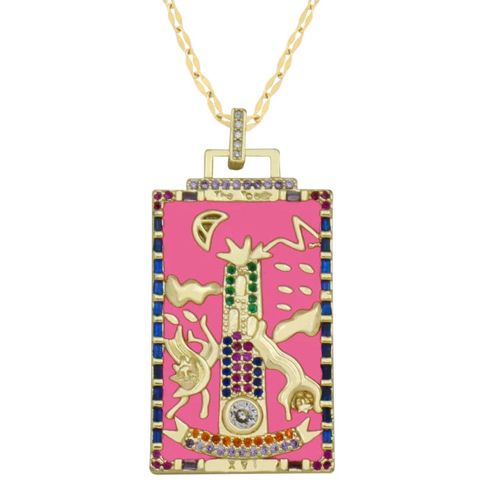 Tarot Card Necklace