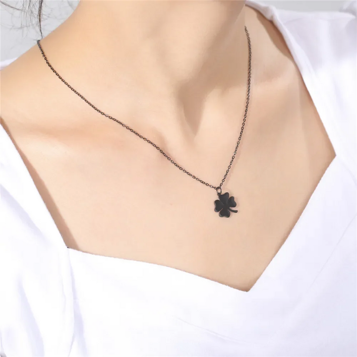 Ketting met Klavervierhanger | 925 Sterling Zilver