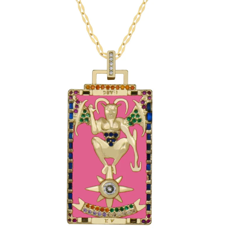 Tarot Card Necklace