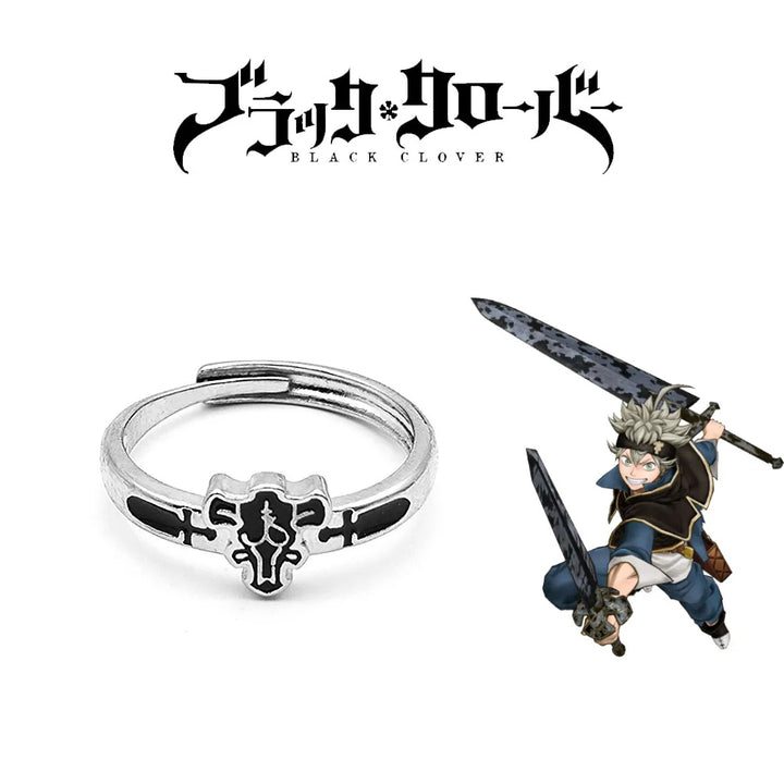 Black Bulls Ring (Adjustable; ONE SIZE FITS ALL)