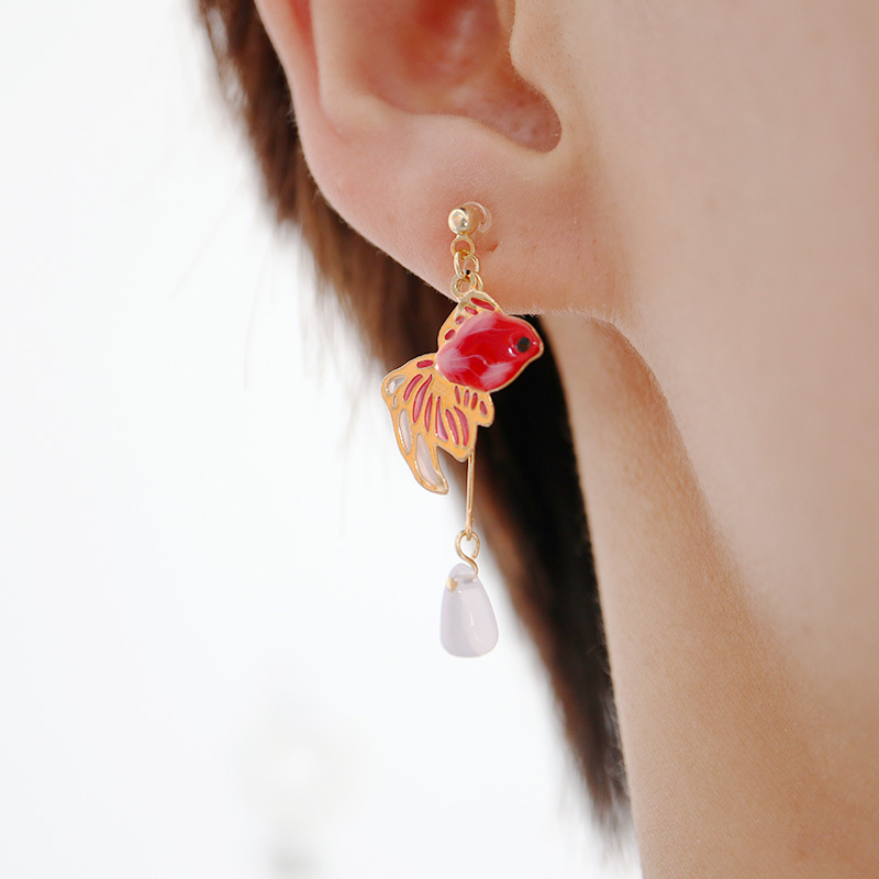 Lucky Koi Mismatched Earrings