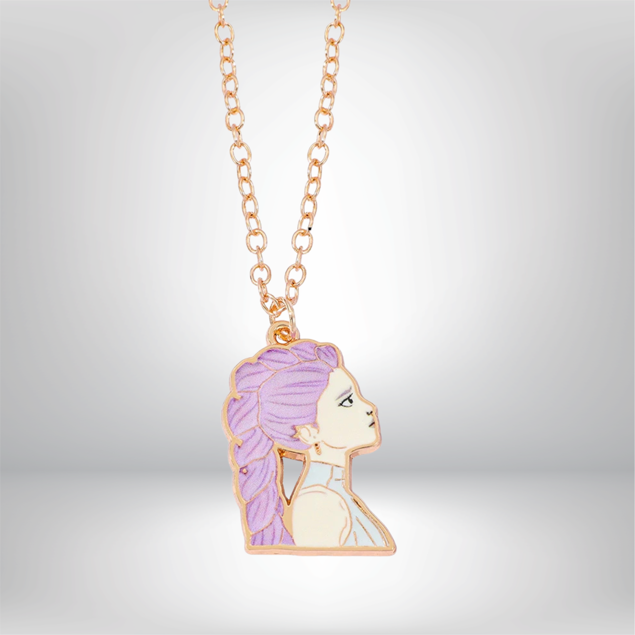 Cacciatori di Demoni K-Pop Collana | Oro Placcato 14K, Gioiello Fantasy Statement