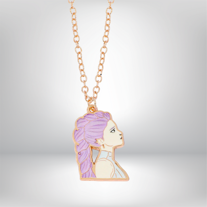 Cacciatori di Demoni K-Pop Collana | Oro Placcato 14K, Gioiello Fantasy Statement