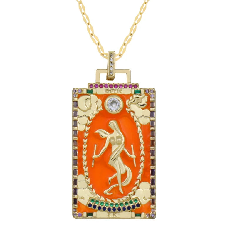 Tarot Card Necklace