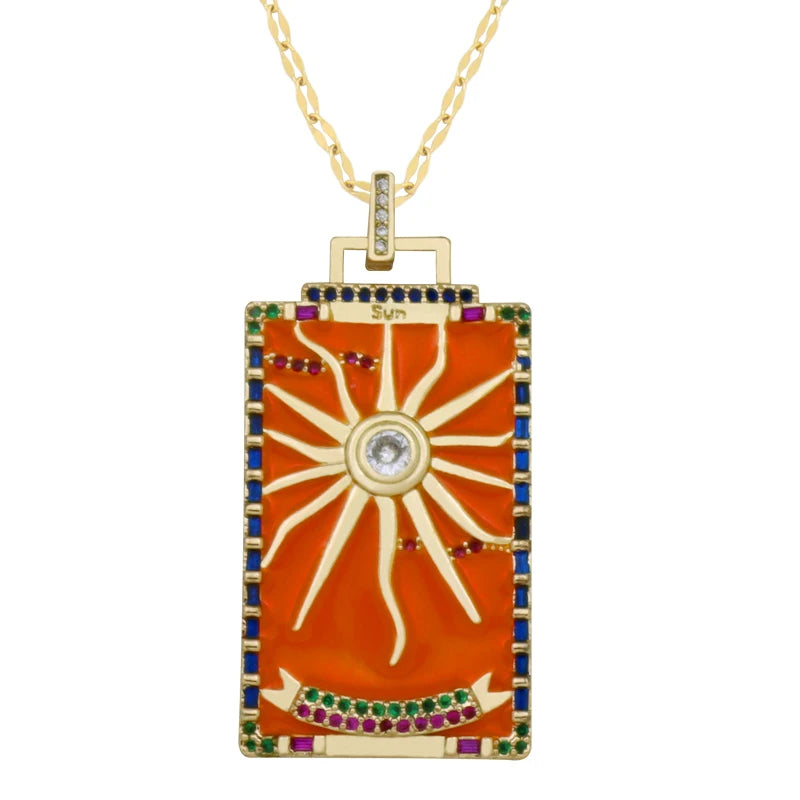 Tarot Card Necklace