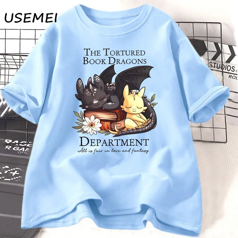 The Tortured Book Dragons T-Shirt Fourth Wing