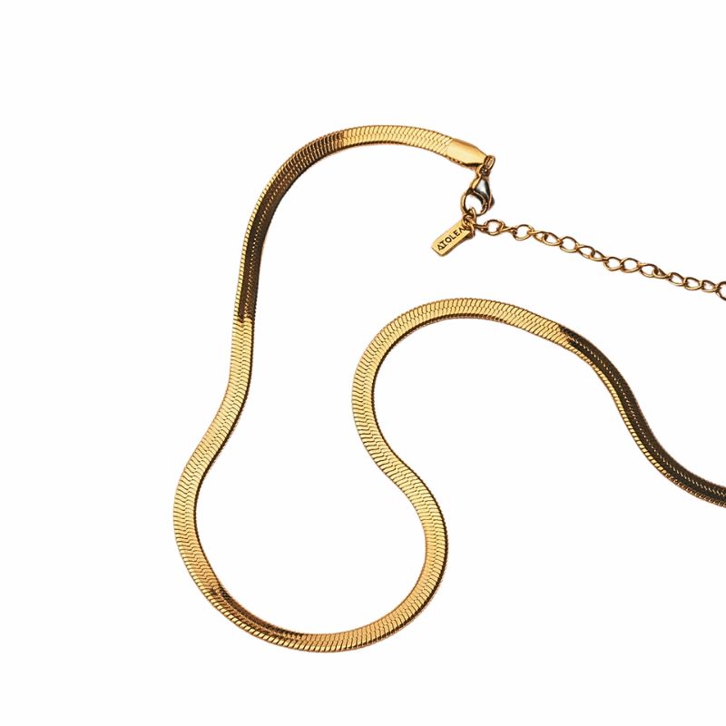 Visgraat Ketting Bella | 925 Sterling Zilver