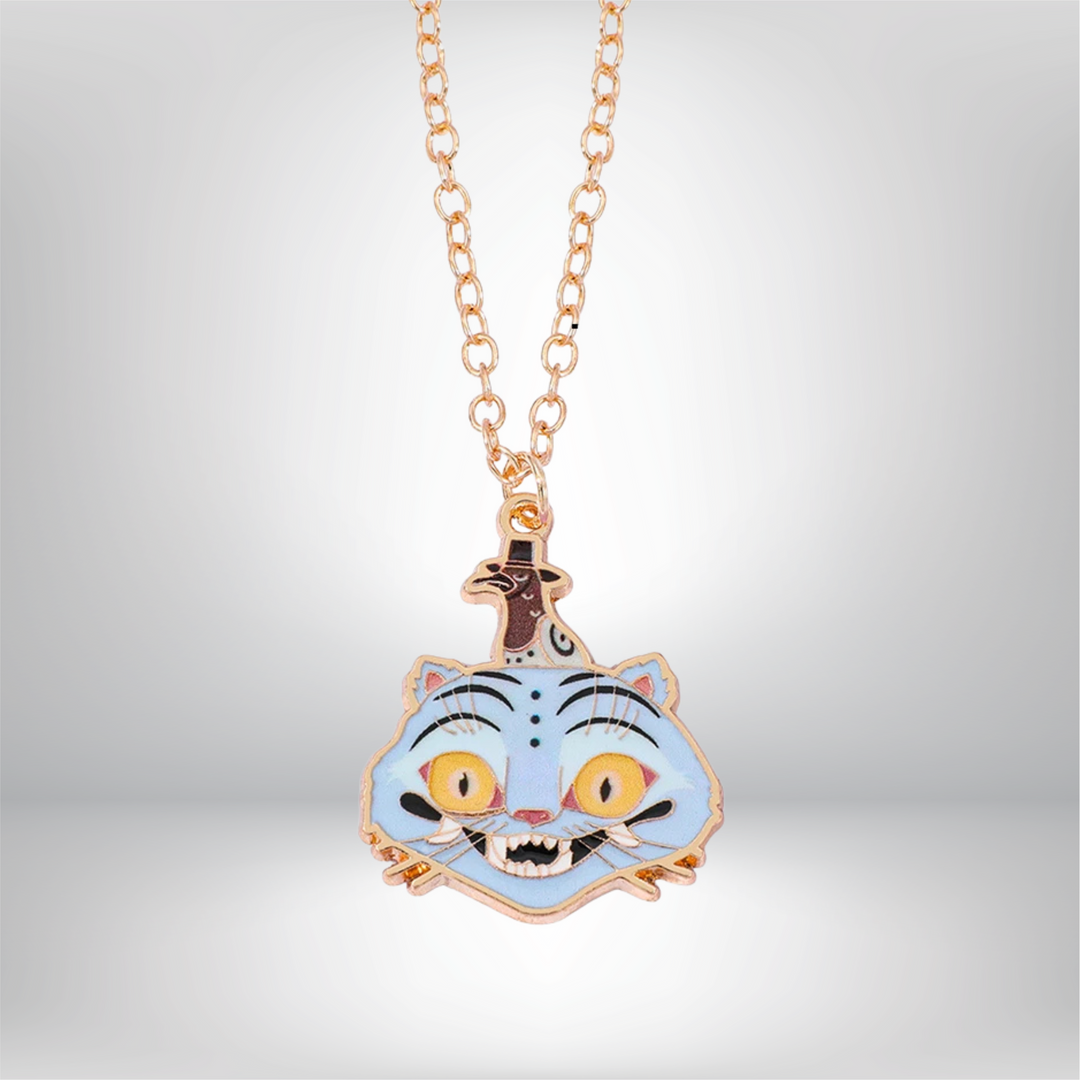 Cacciatori di Demoni K-Pop Collana | Oro Placcato 14K, Gioiello Fantasy Statement