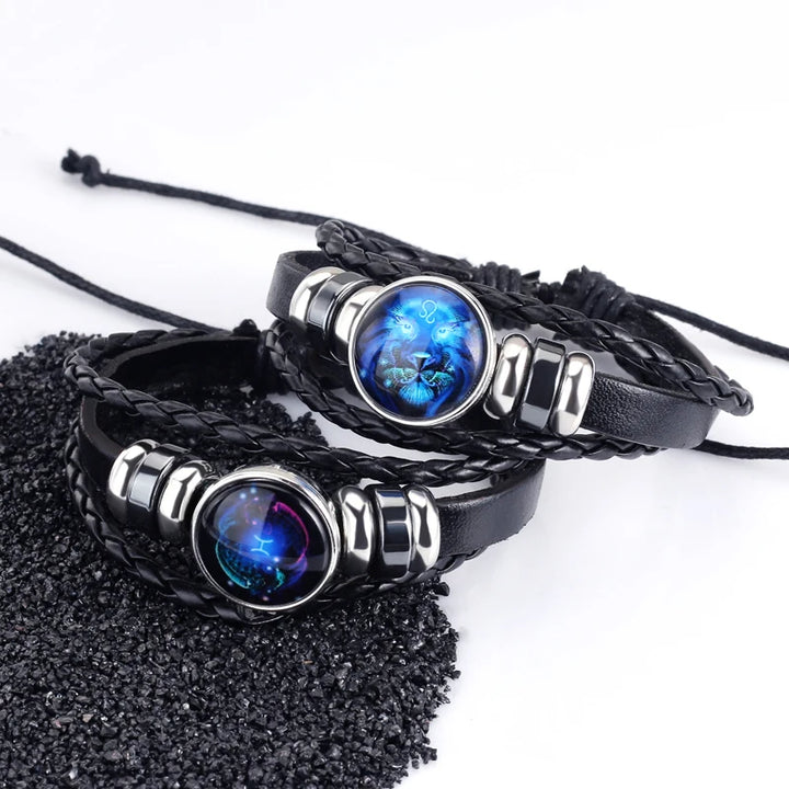 Zodiac Sign Galaxy Armband