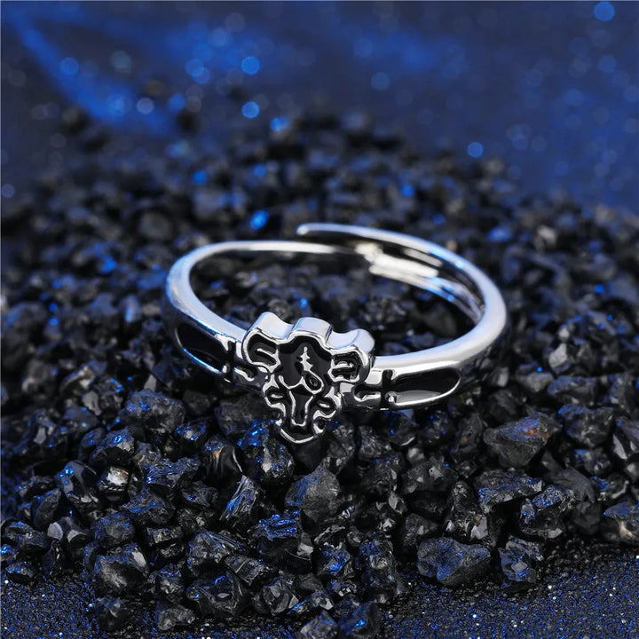 Black Bulls Ring (Adjustable; ONE SIZE FITS ALL)