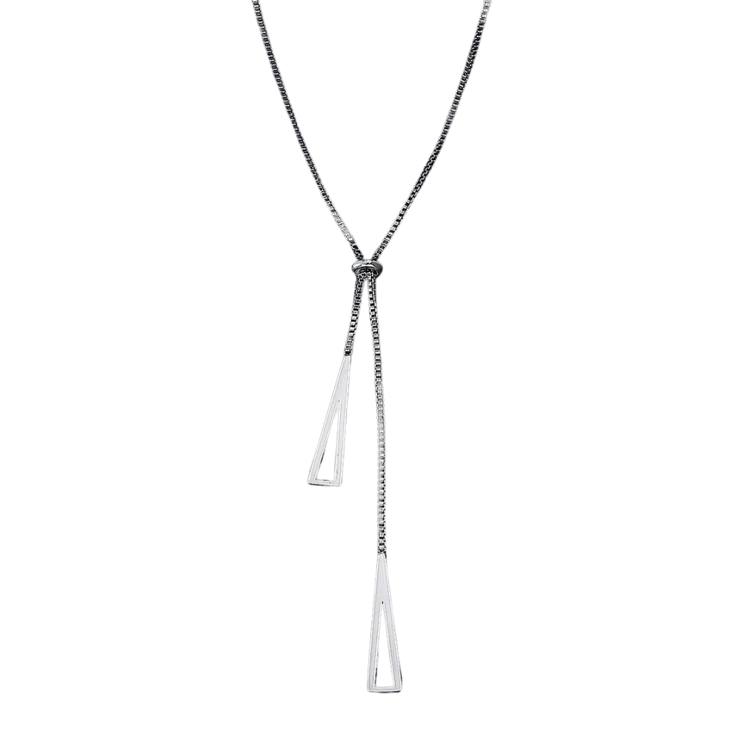 Minimalistische Lariat Ketting | 925 Sterling Zilver