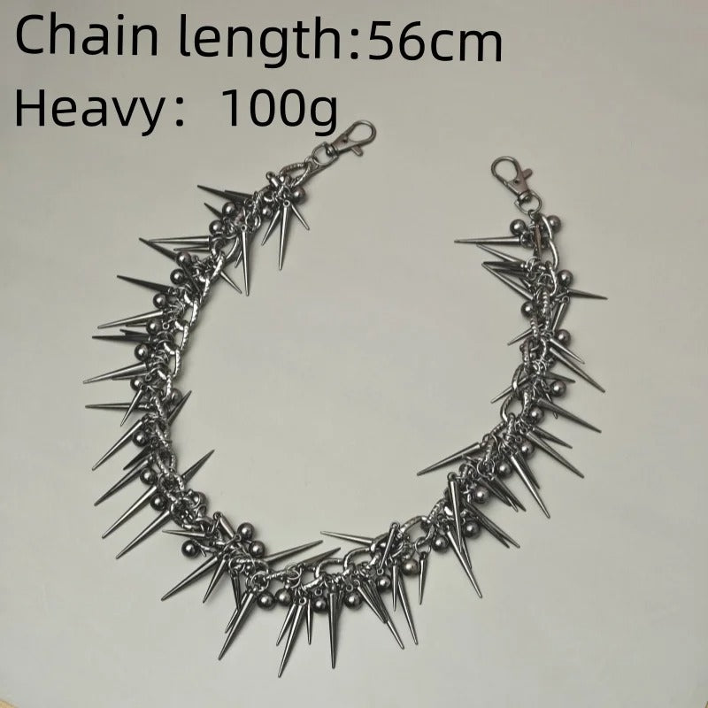 Jeans Chain Nails | Edgy Streetwear