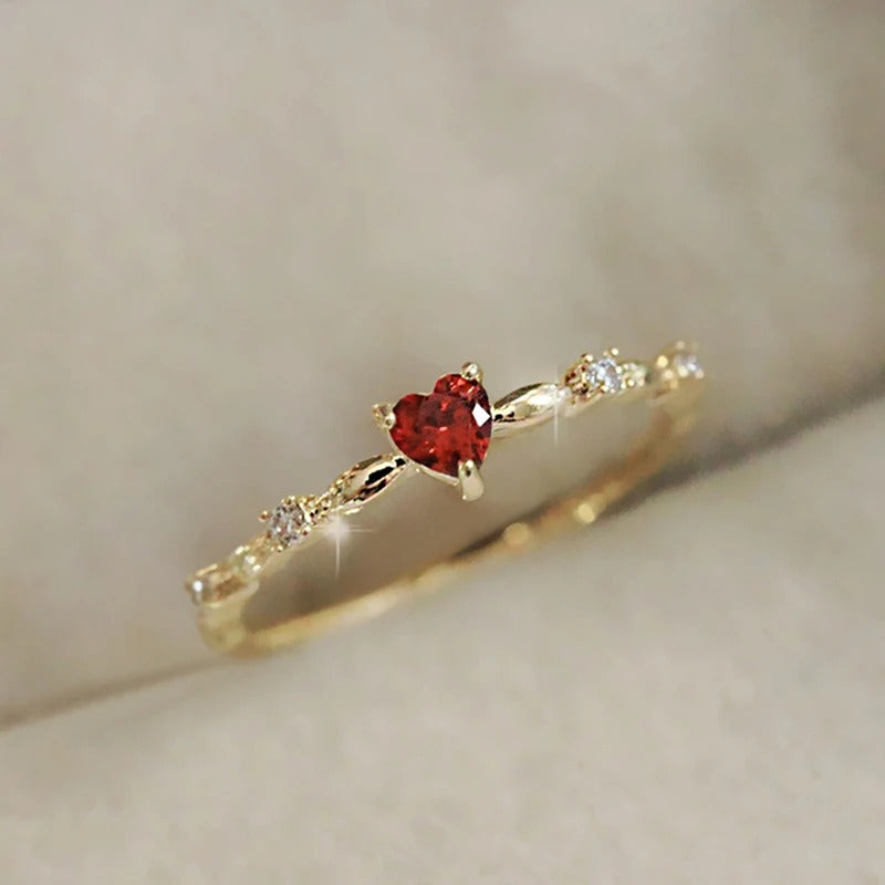 Red Heart Ring Valentine's Collection