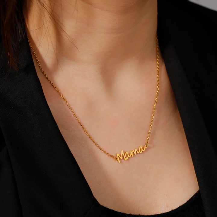 Mama Ketting | 14K Verguld Goud