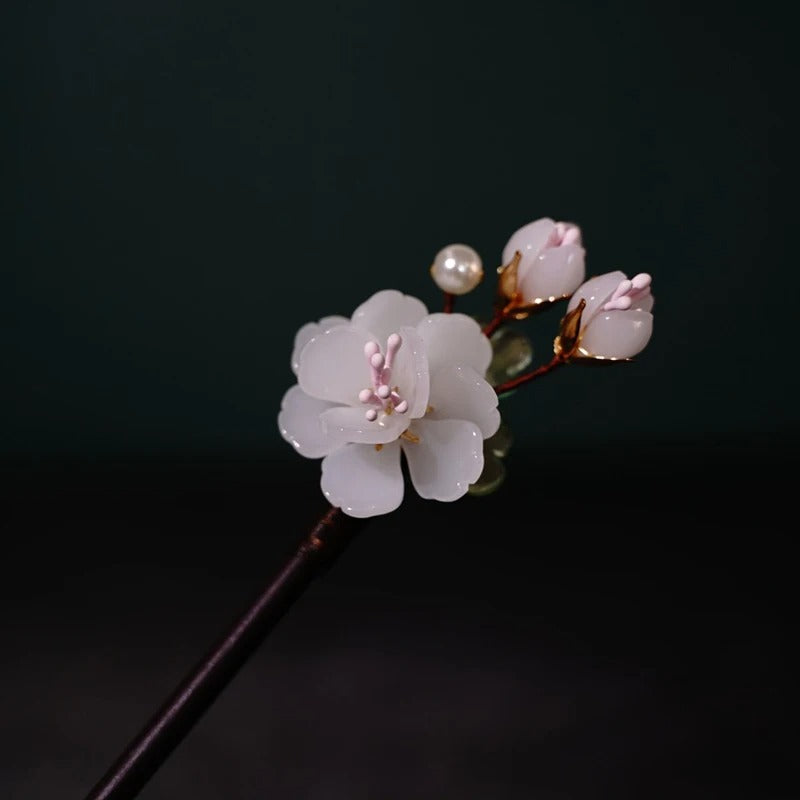 Original Chinese Blossom Hairpins | Tijdloze Elegantie