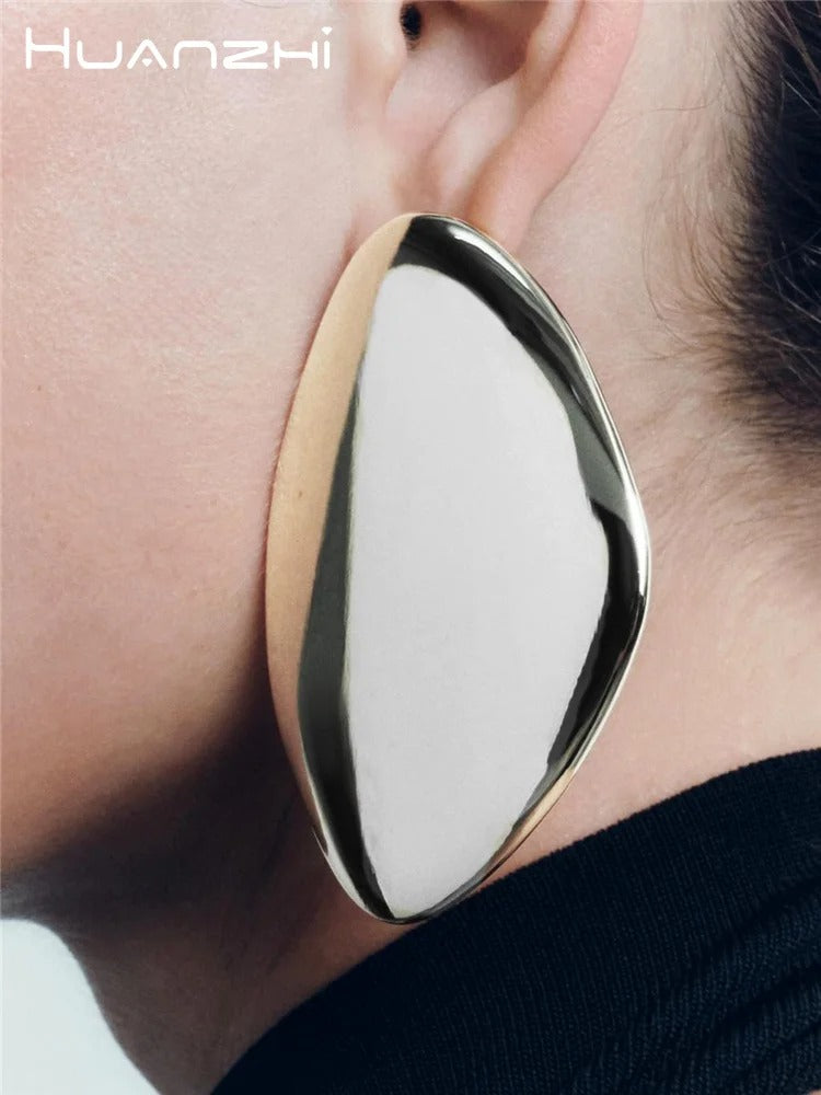 Geometrical Earrings XXL | Asymmetrical Statement Piece