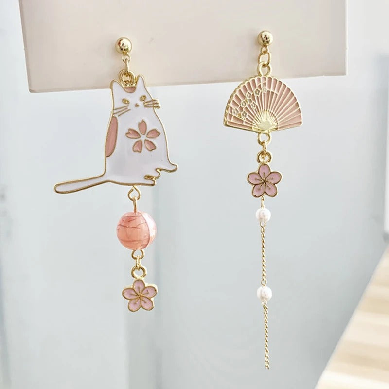 Asymmetrical Cute Pet Earrings Collection