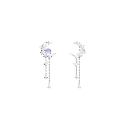 Moonlit Butterfly Earrings