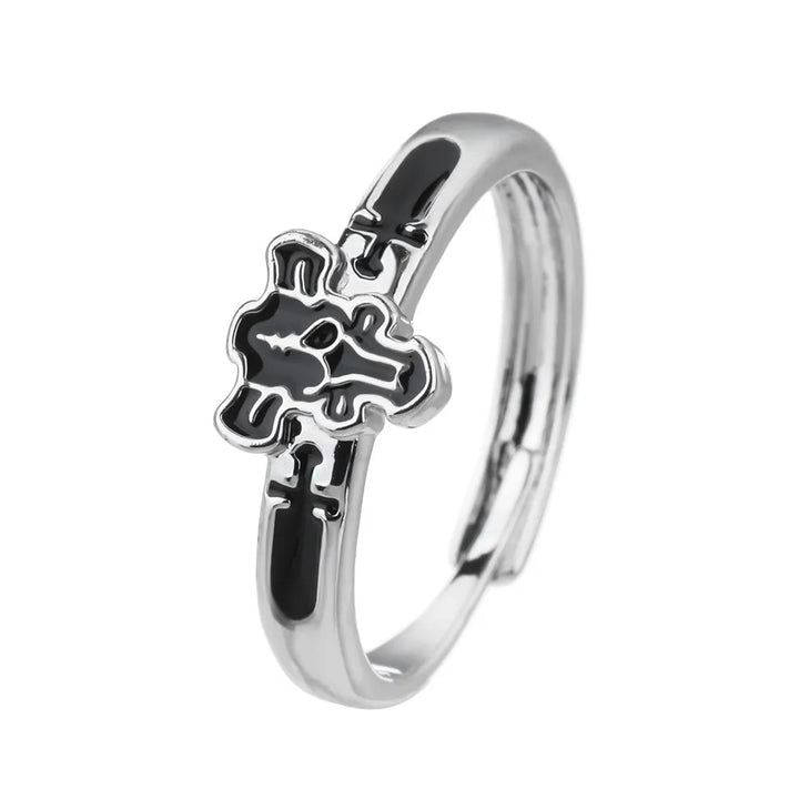 Black Bulls Ring (Adjustable; ONE SIZE FITS ALL)