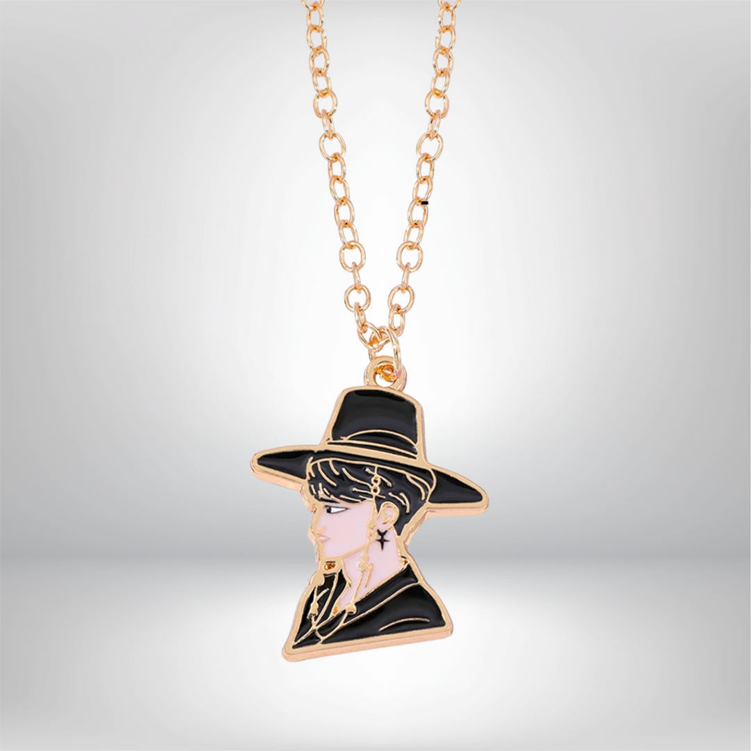 Cacciatori di Demoni K-Pop Collana | Oro Placcato 14K, Gioiello Fantasy Statement