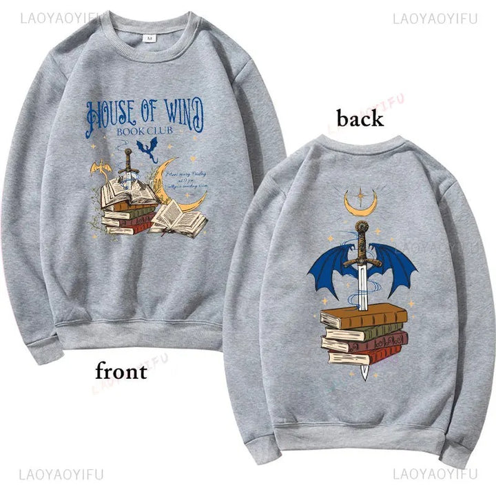 House of Wind Bookclub Sweatshirt Booktok Collection