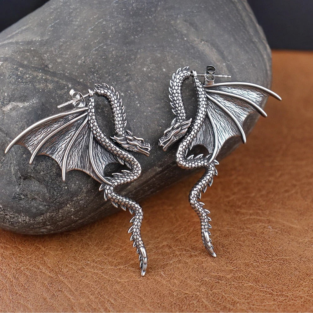 Fourth Wing Dragon Earrings | Fantasy Collection