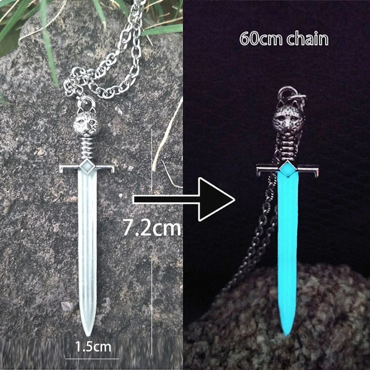 Moonlight Sword Necklace (Glow in the Dark) | Fantasy Collection