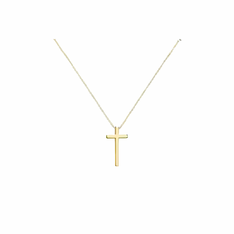 Kruis Ketting Faith | 14k Verguld Goud