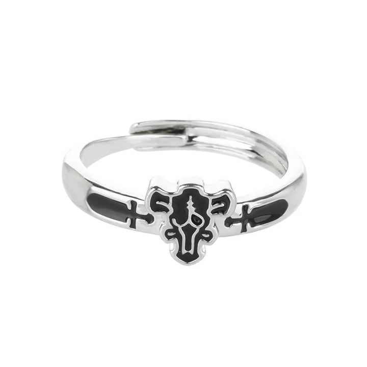 Black Bulls Ring (Adjustable; ONE SIZE FITS ALL)