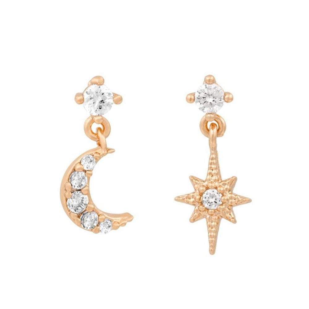 Sterrenlicht Oorbellen | 14k Plated Gold