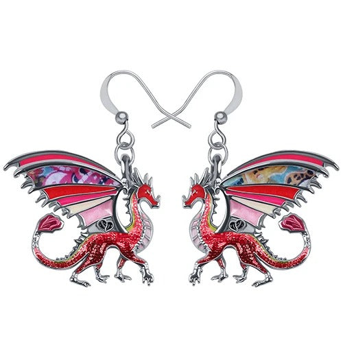 Floral Dragon Earrings | Booktok Collection