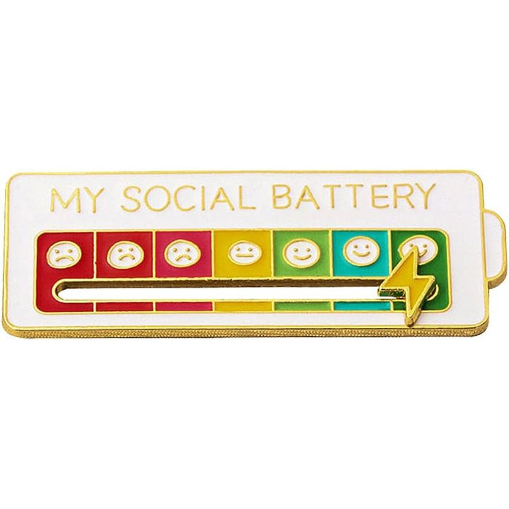 My Social Battery Interactieve Pin