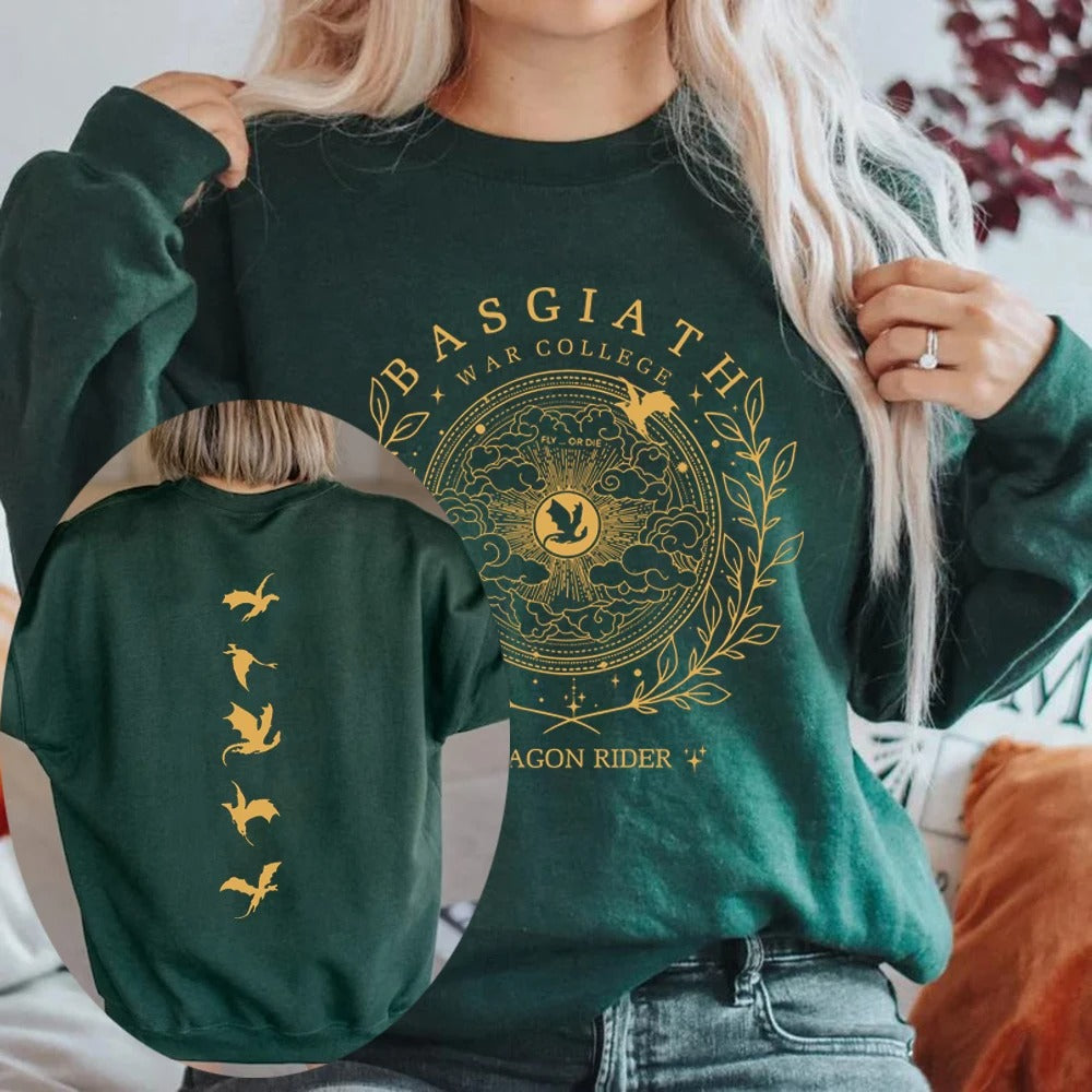 Basgiath War College Sweatshirt | Fourth Wing Merch