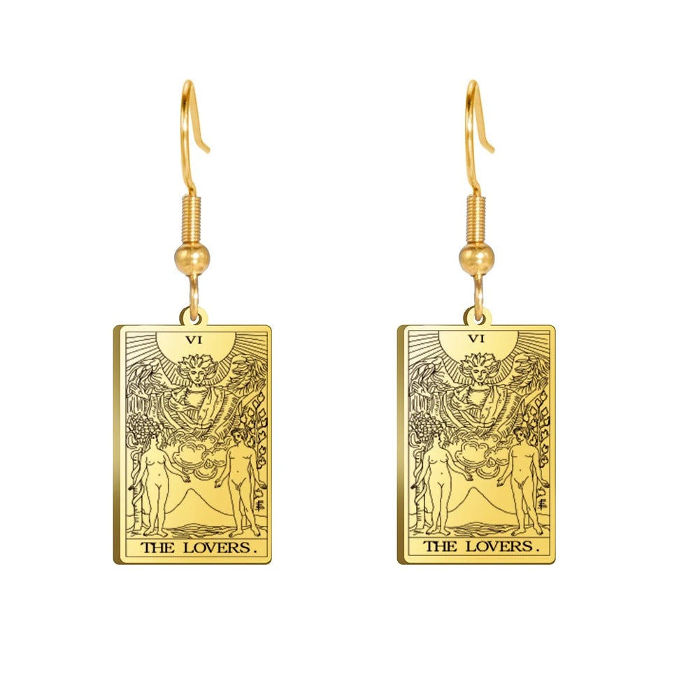 Tarot Card Earrings