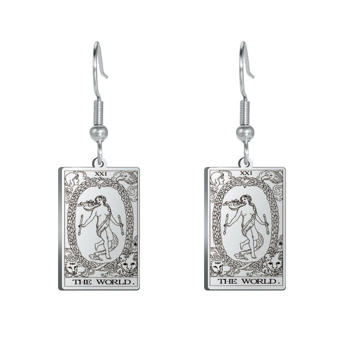 Tarot Card Earrings